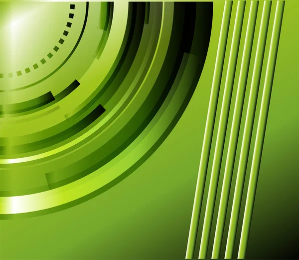  Abstract green technical background — Wektor stockowy